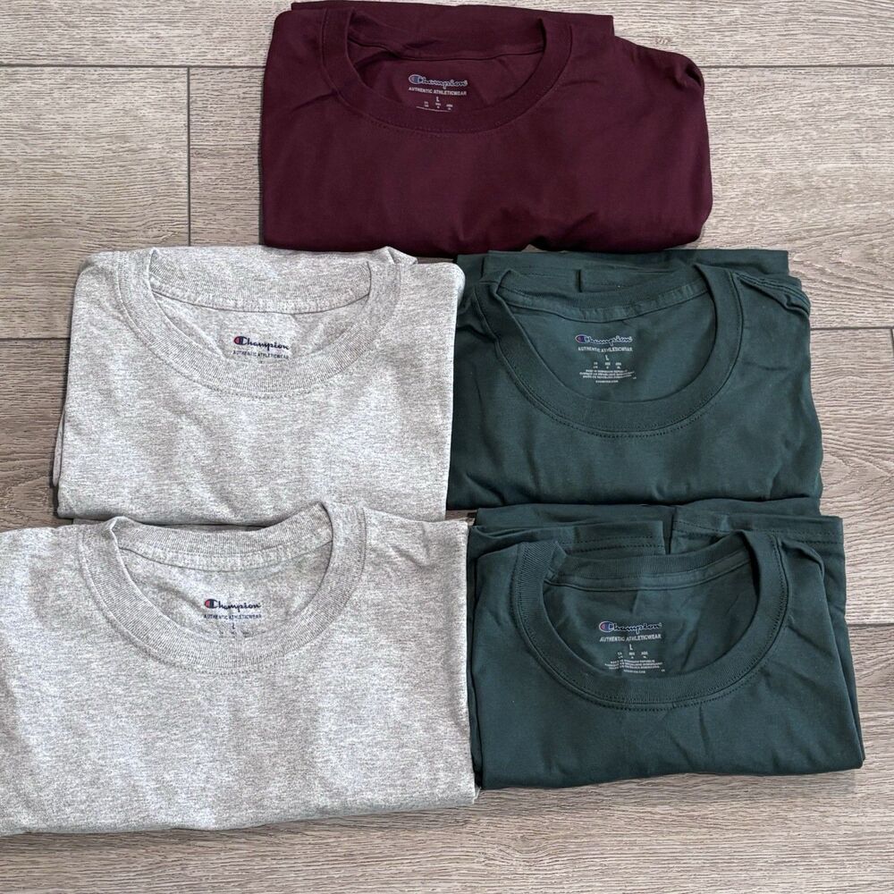 Champion Authentic Athleticwear‎ Short Sleeve Cotton T-Shirt Mens Large Blanks